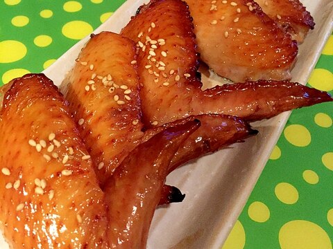 グリルで簡単 甘辛ダレの手羽先 レシピ 作り方 By くろねこ かふぇ 楽天レシピ